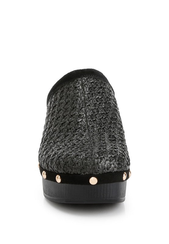 “JAYDEN” Platform Clogs