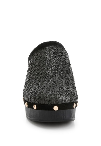 “JAYDEN” Platform Clogs