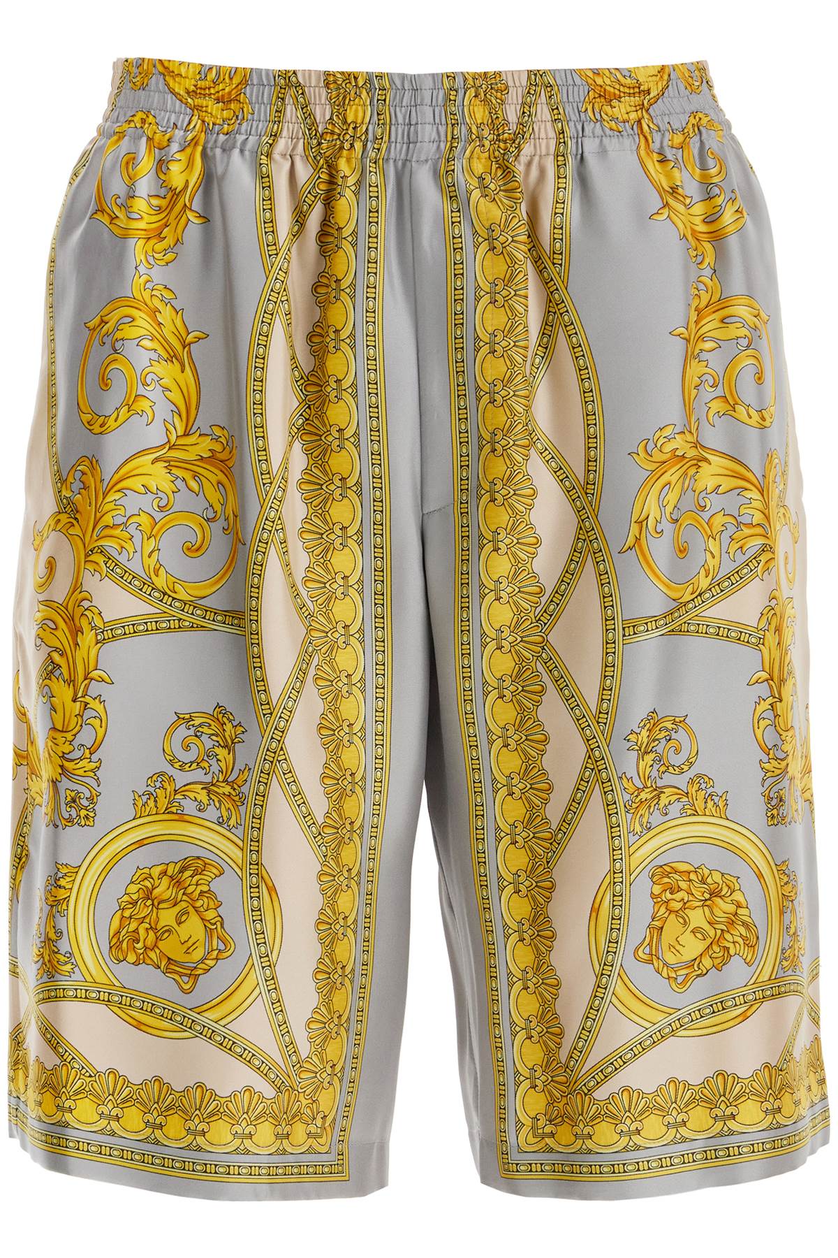 Versace Versace silk bermuda shorts 'cup of