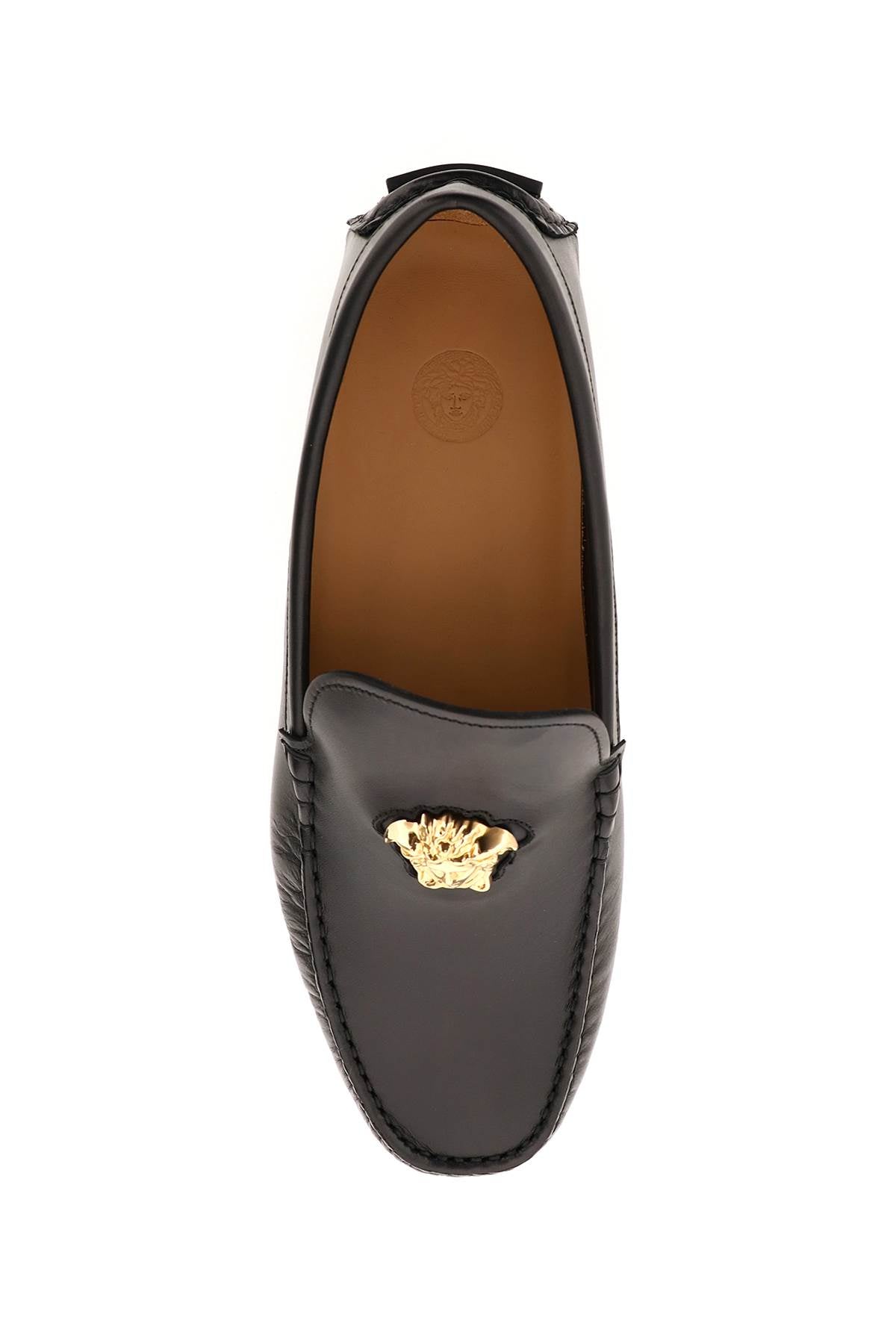 Versace Versace la medusa leather loafers