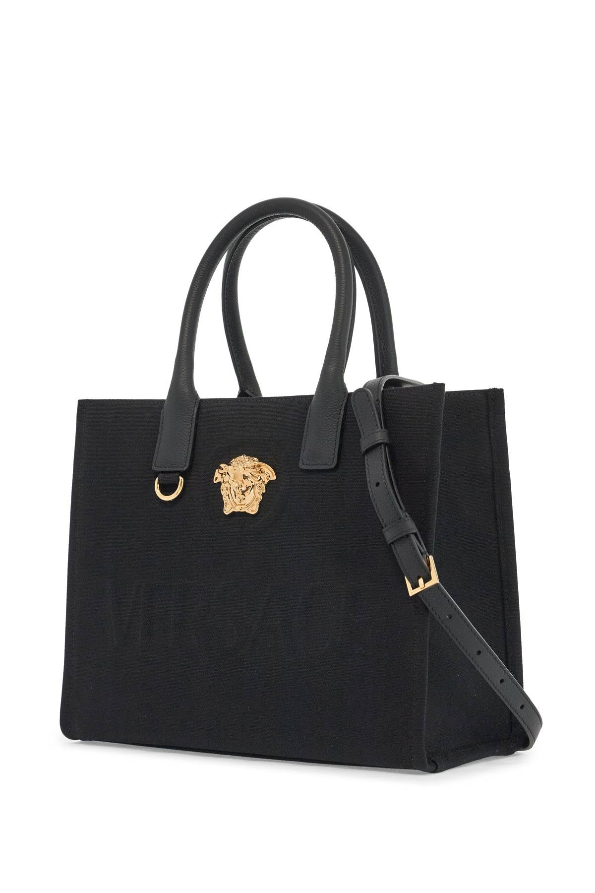 Versace Versace canvas small la medusa tote bag