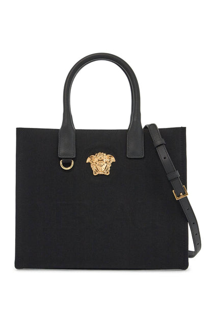 Versace Versace canvas small la medusa tote bag