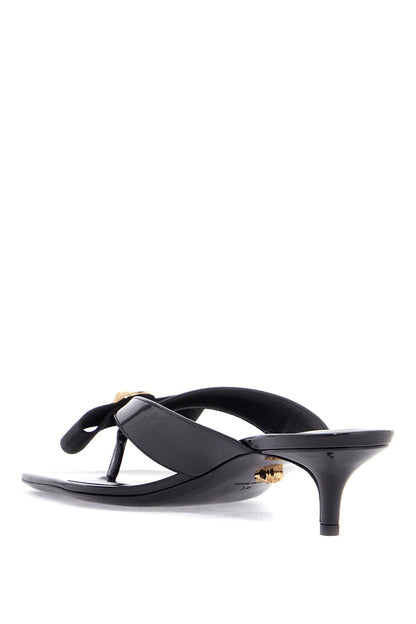 Versace Versace gianni ribbon thong mules