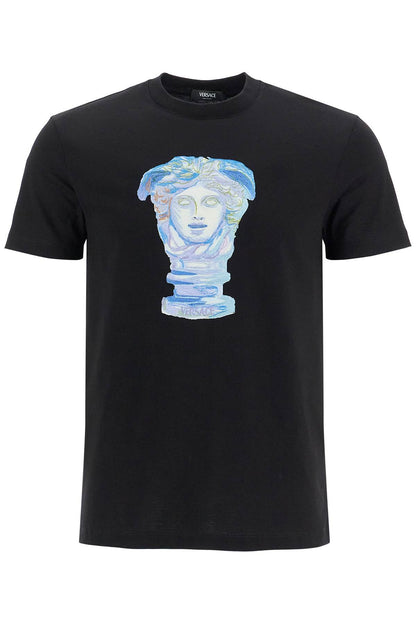 Versace Versace 'medusa gallery embroidered t-shirt