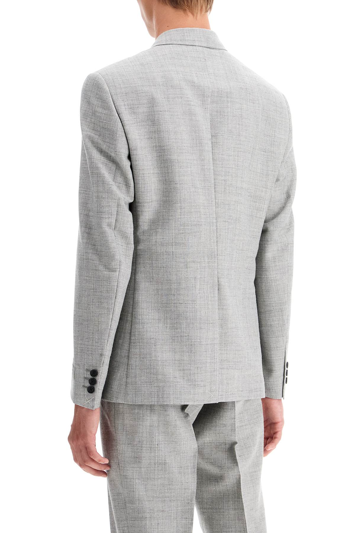 Versace Versace double-breasted wool blend blazer