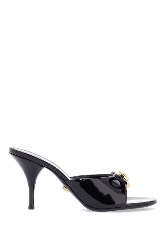 Versace Versace 'opera bow patent leather mules