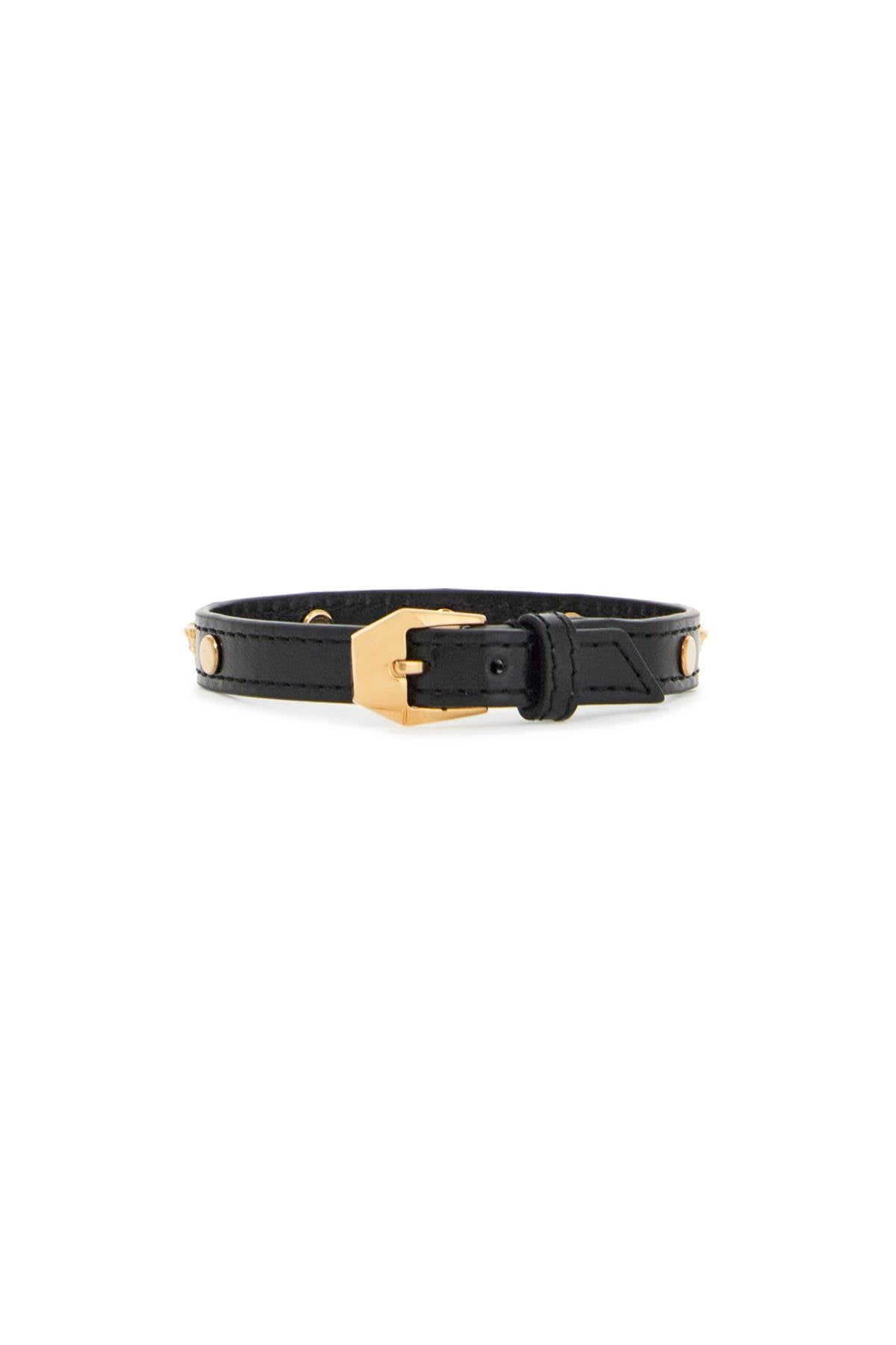 Versace Versace medusa leather bracelet