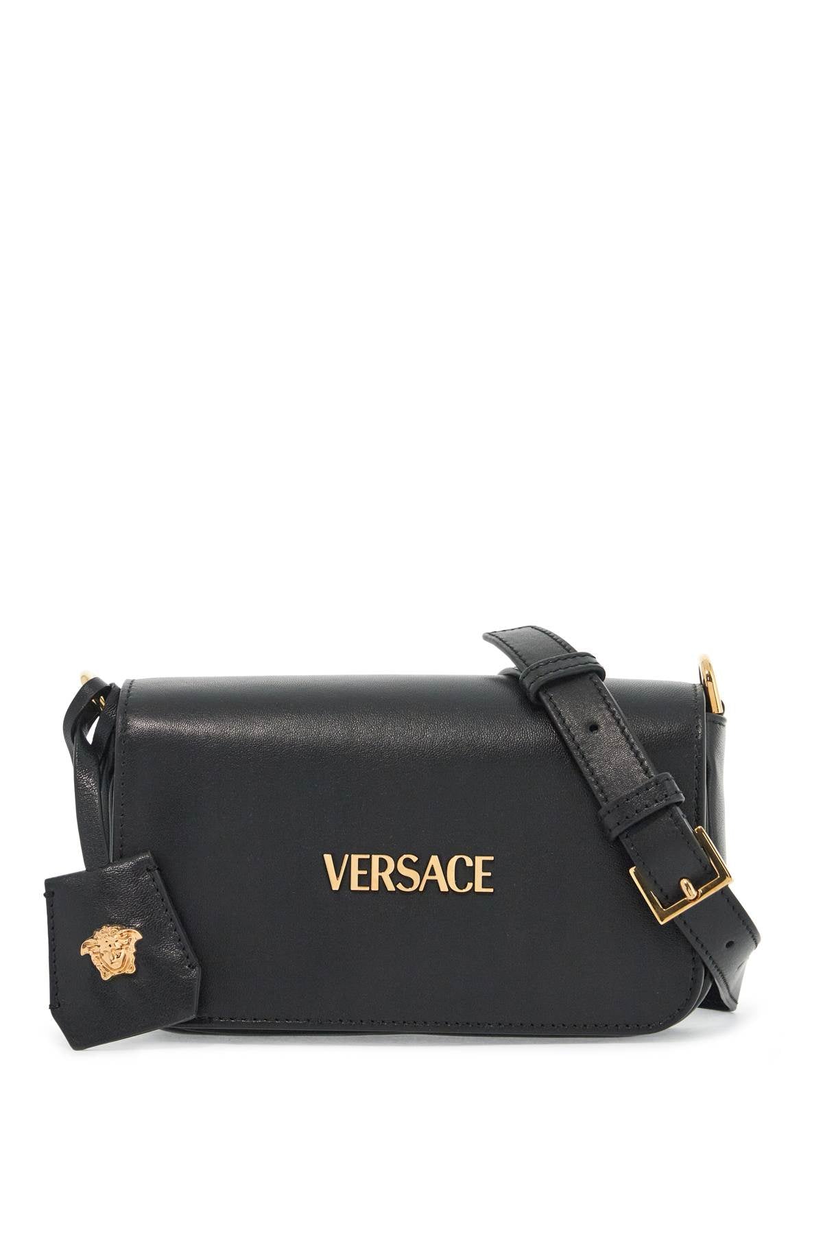 Versace mini versace nappa leather tag hand