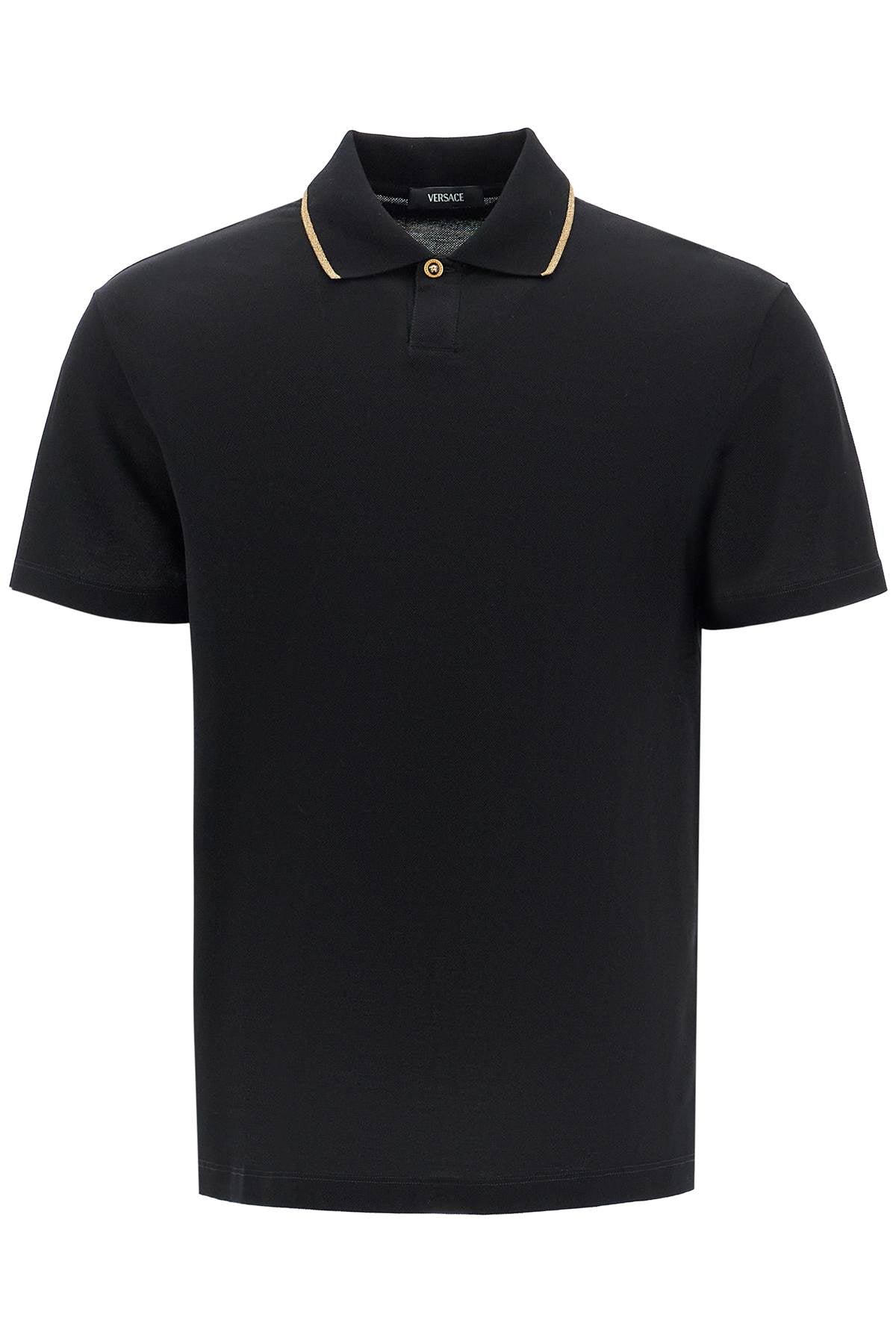 Versace Versace cotton piquã© polo shirt