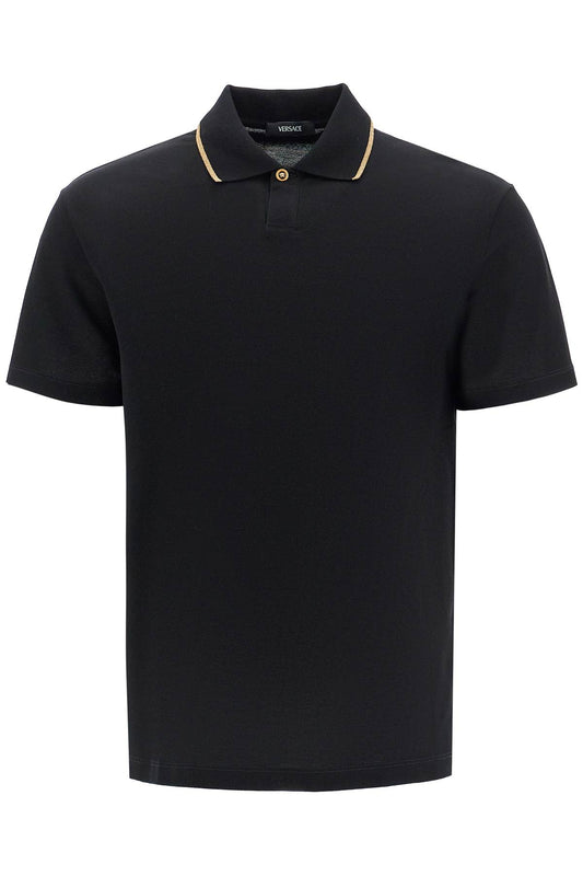 Versace Versace cotton piquã© polo shirt