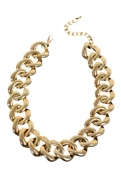 CLAIRE Oversize Chunky Chain Collar Necklace