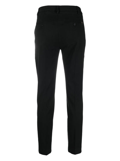 Dondup buttoned-up slim-fit trousers