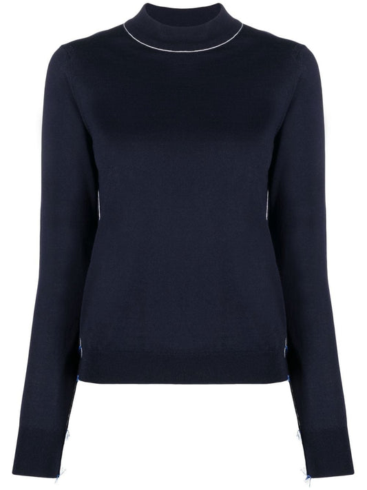 Maison Margiela Sweaters Blue