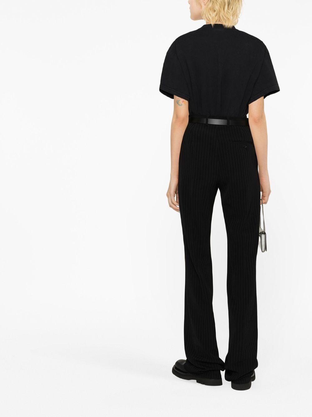 Balenciaga pinstripe straight-leg trousers