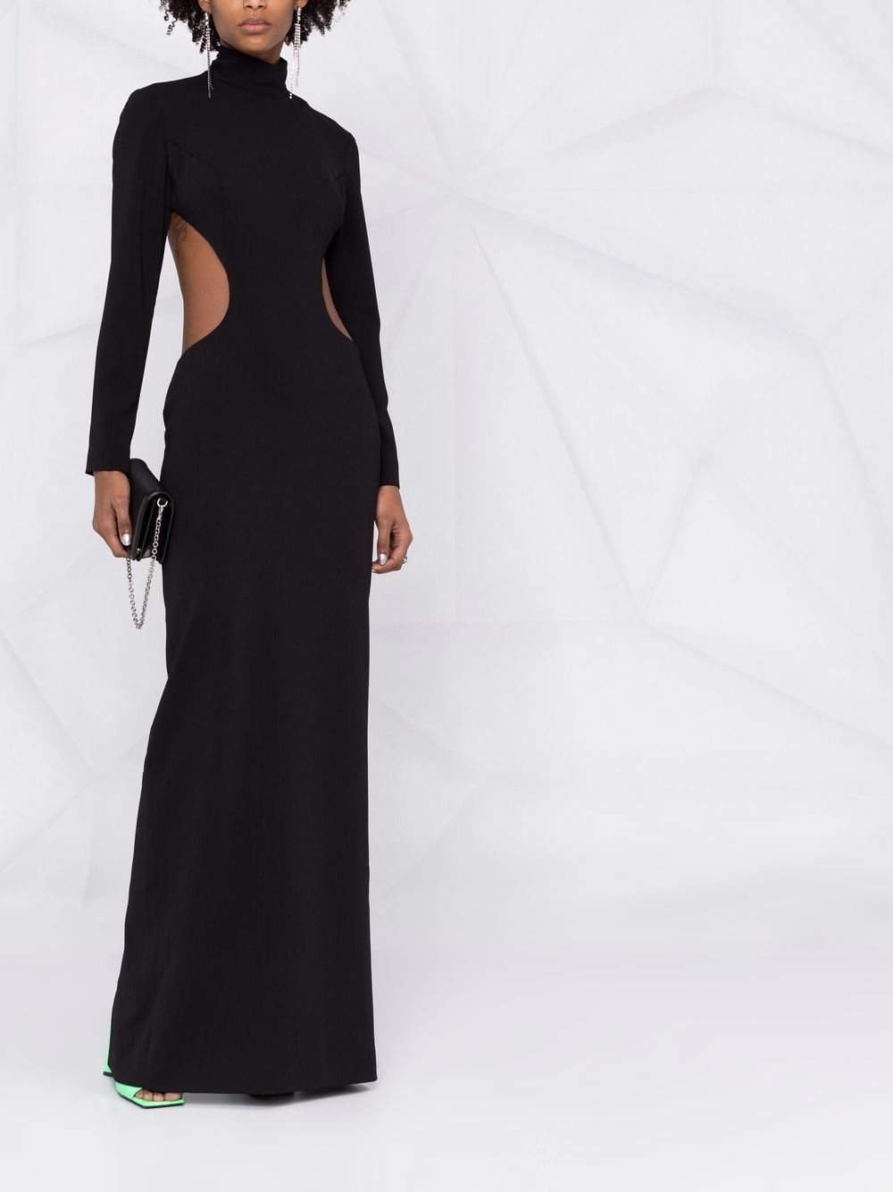 Monot PRE high neck evening dress