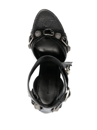 Balenciaga Cagole 110mm leather sandals