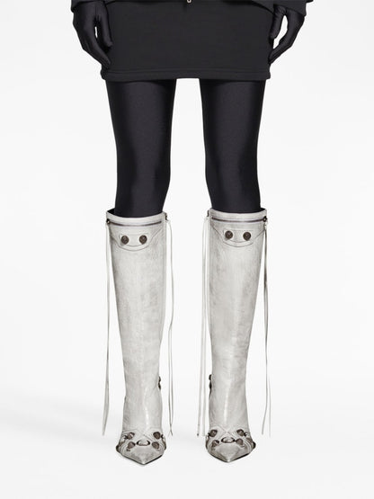 Balenciaga cagole leather boots