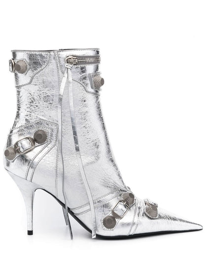 Balenciaga Cagole leather ankle boots