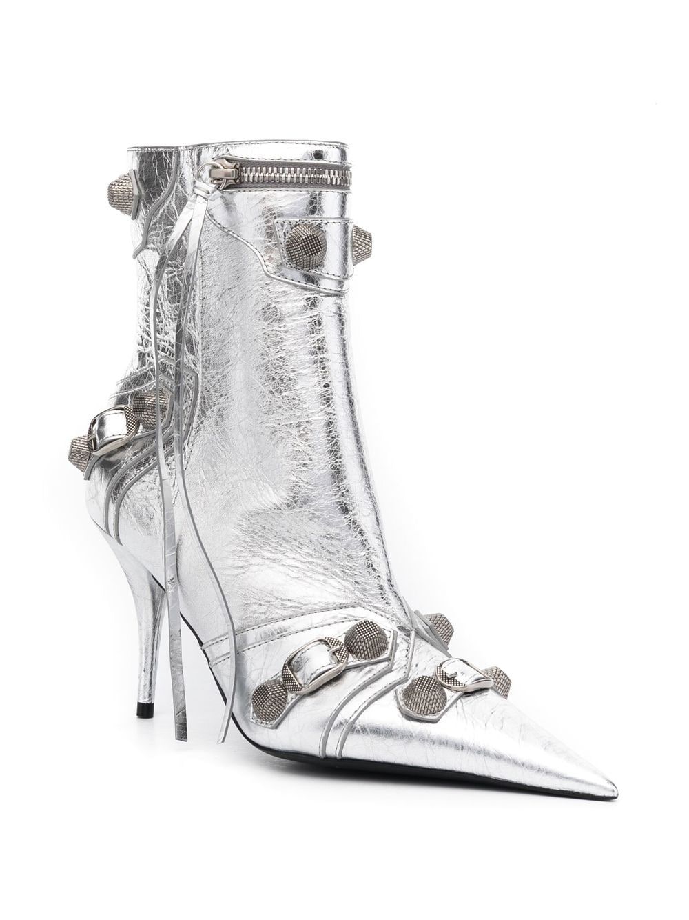 Balenciaga Cagole leather ankle boots