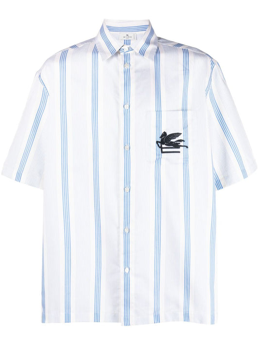 Etro Shirts Clear Blue