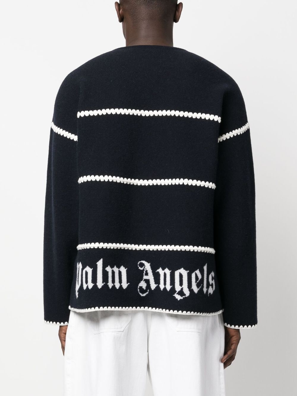 Palm Angels Palm Angels Sweaters Blue