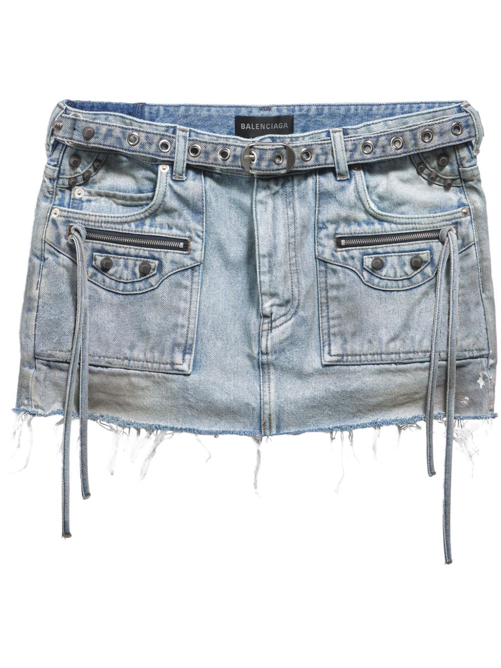 Balenciaga Cagole denim miniskirt