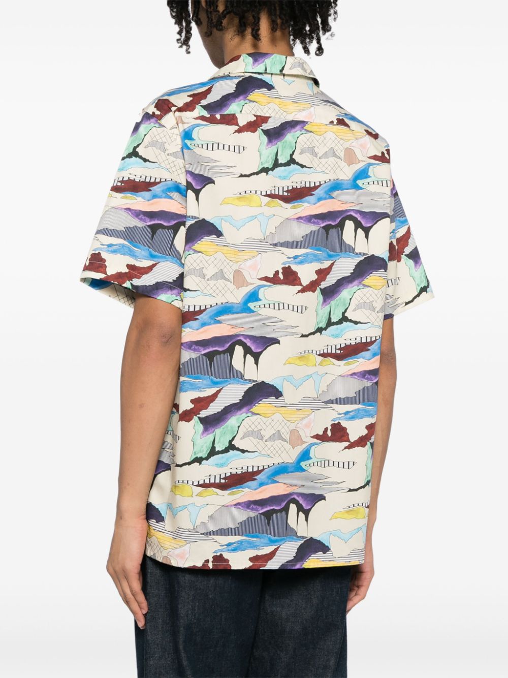 PS By Paul Smith short-sleeve organic-cotton shirt