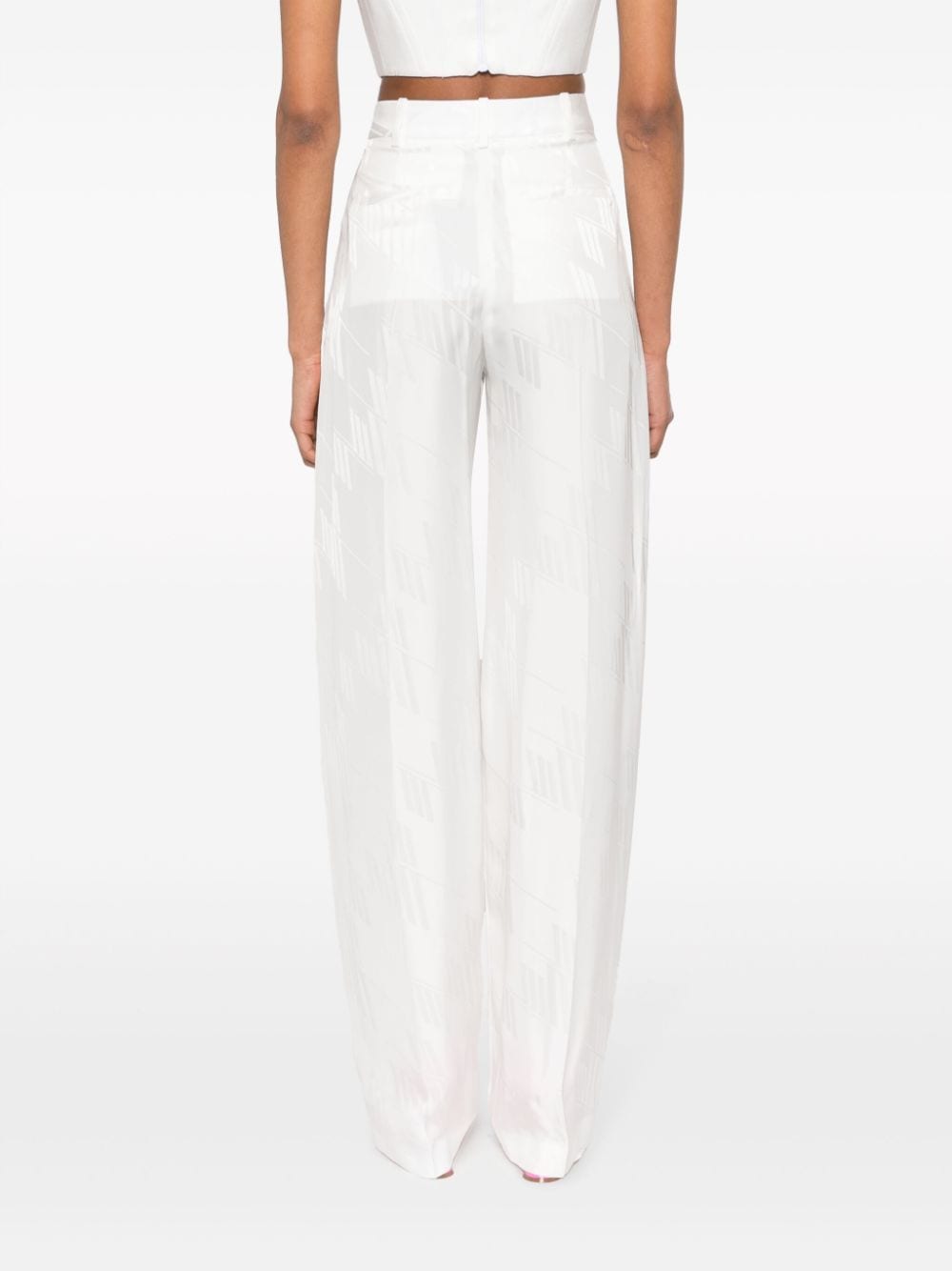 The Attico The Attico Trousers White