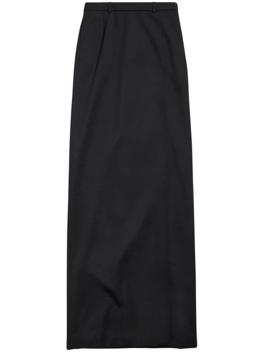 Balenciaga slit tailored maxi skirt