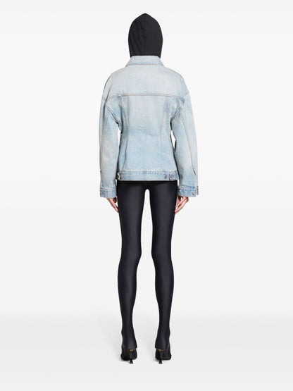 Balenciaga Hourglass silhouette denim jacket