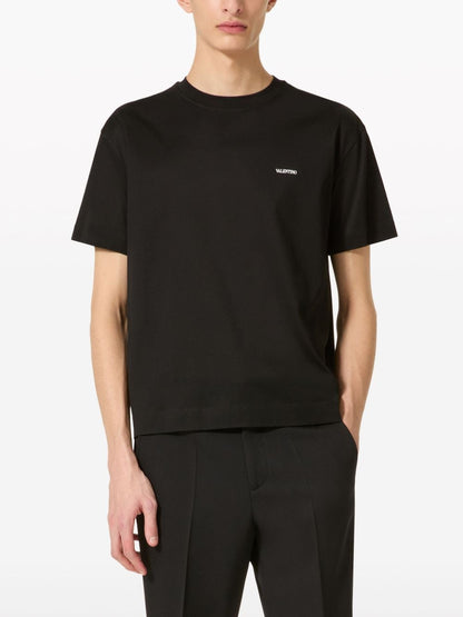 Valentino Valentino T-shirts and Polos Black