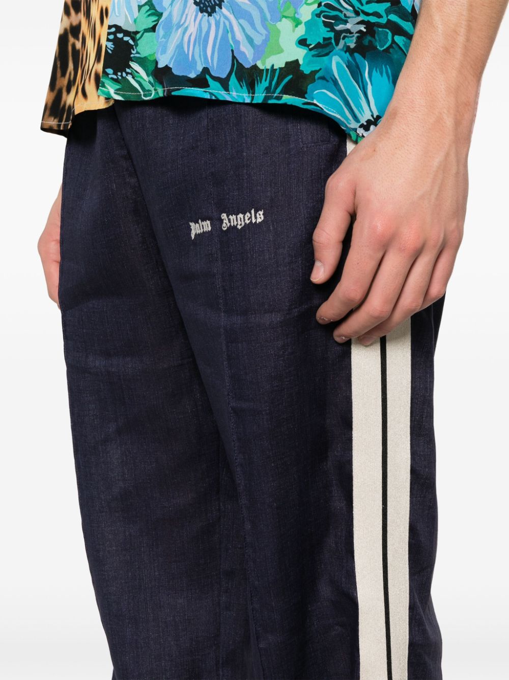 Palm Angels Palm Angels Trousers Blue