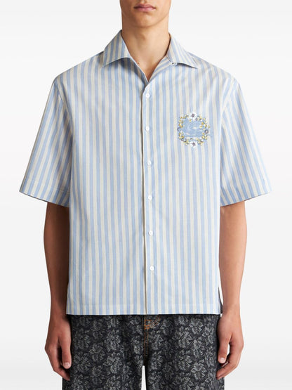 Etro Shirts Clear Blue