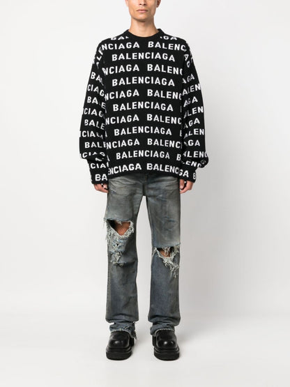 Balenciaga logo sweater