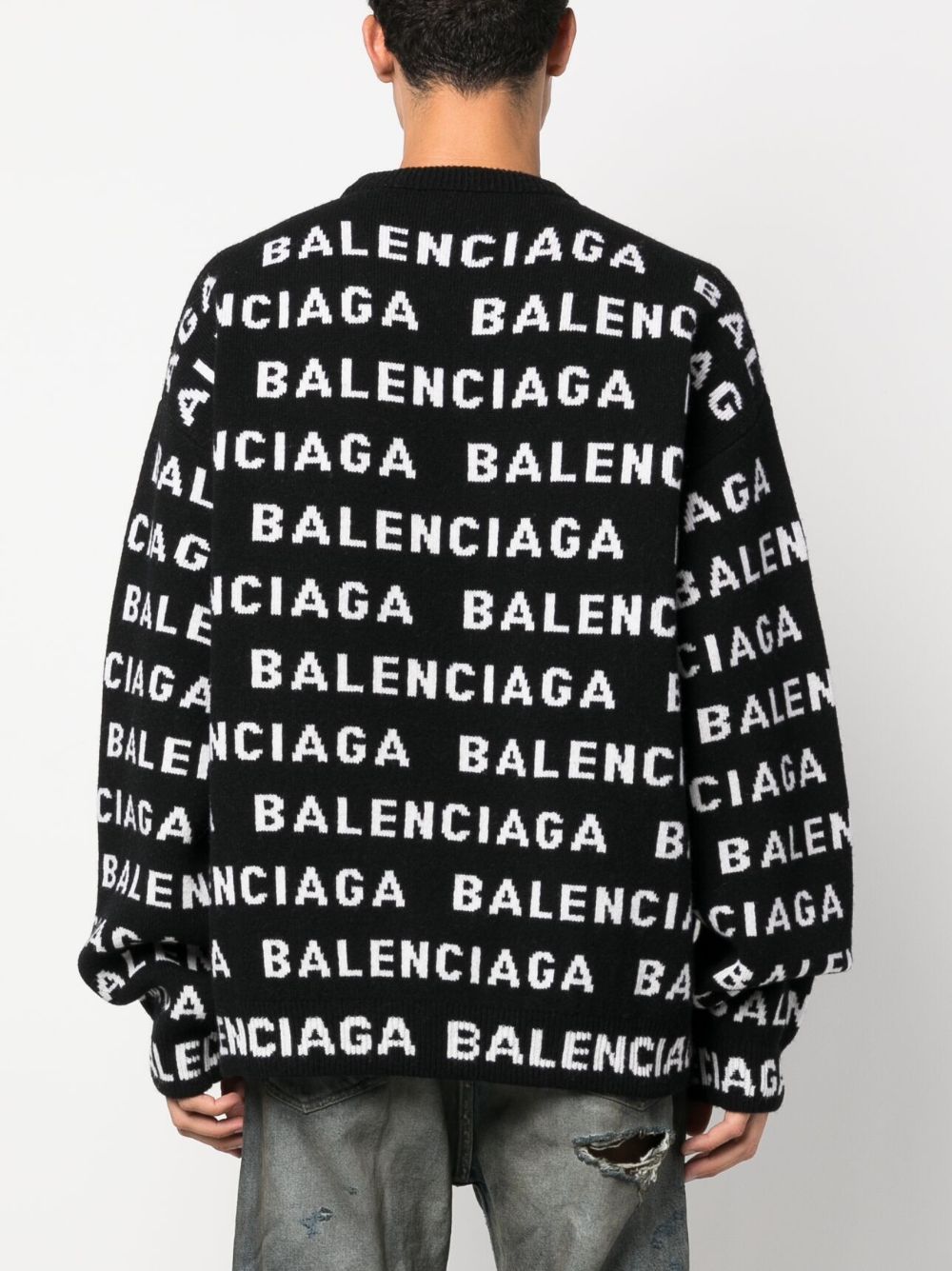 Balenciaga logo sweater