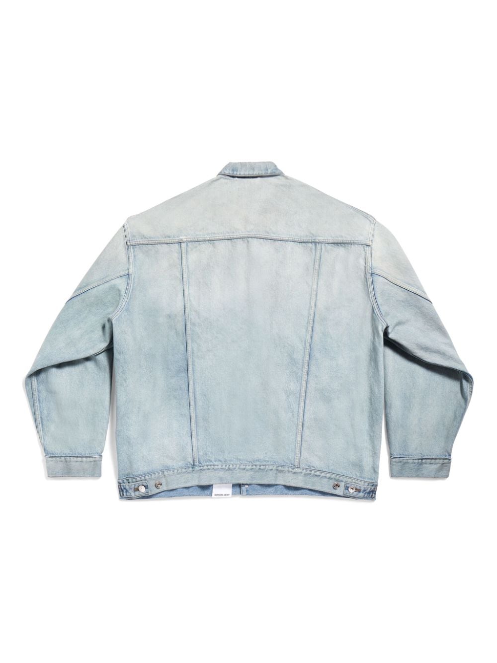 Balenciaga Denim jacket with flap pockets and drop shoulder