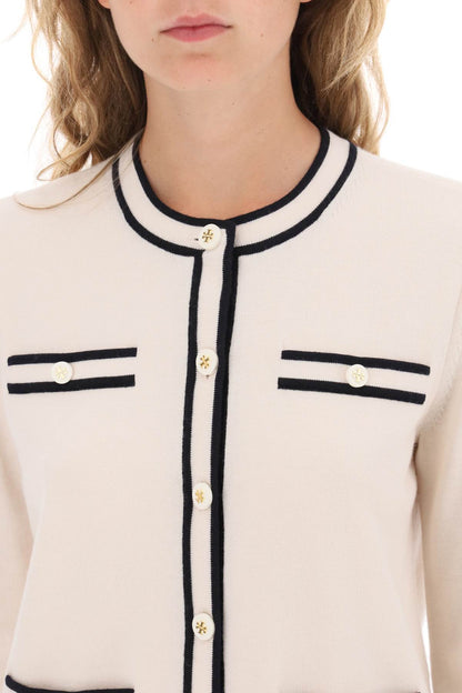 Tory Burch Tory Burch kendra merino wool cardigan