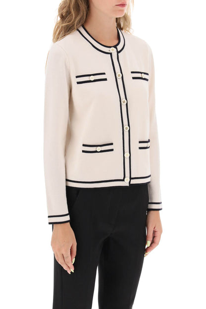 Tory Burch Tory Burch kendra merino wool cardigan