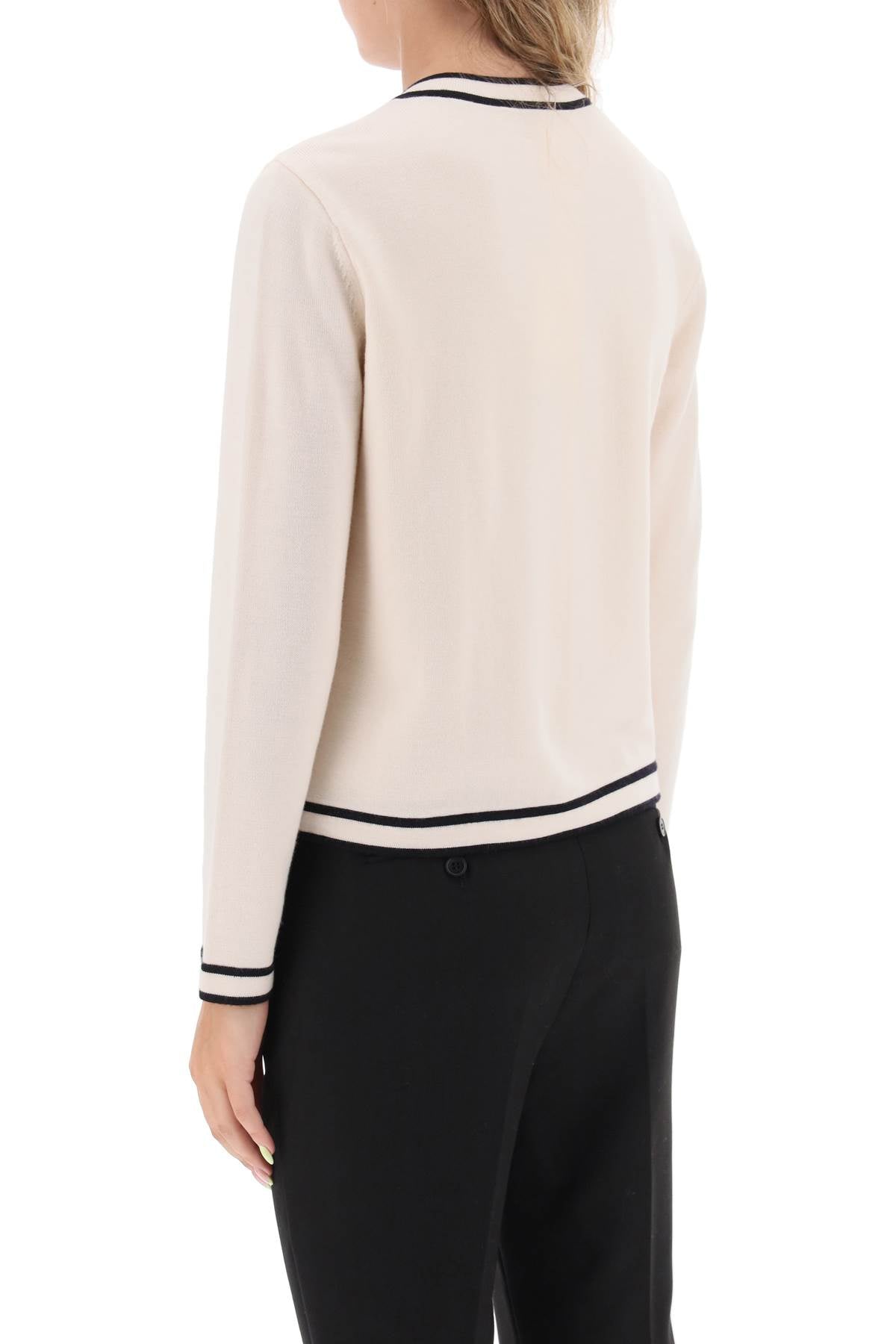 Tory Burch Tory Burch kendra merino wool cardigan