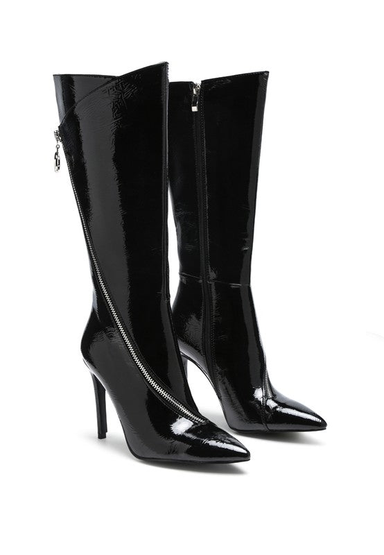 “TARA” ZIP AROUND CALF BOOT