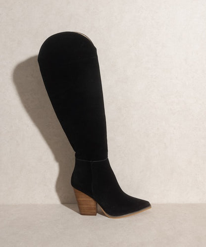 “KLARA” Knee-High Western Boots