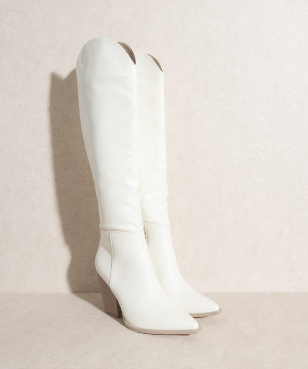 “KLARA” Knee-High Western Boots