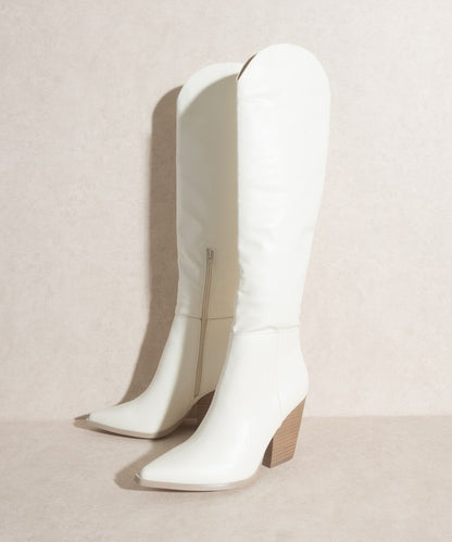 “KLARA” Knee-High Western Boots