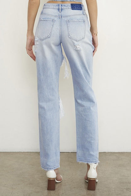 HIGH RISE BAGGY JEANS