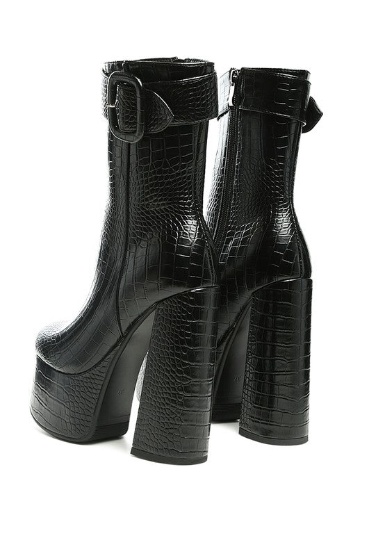 “MICHELLE” Platform Bootie