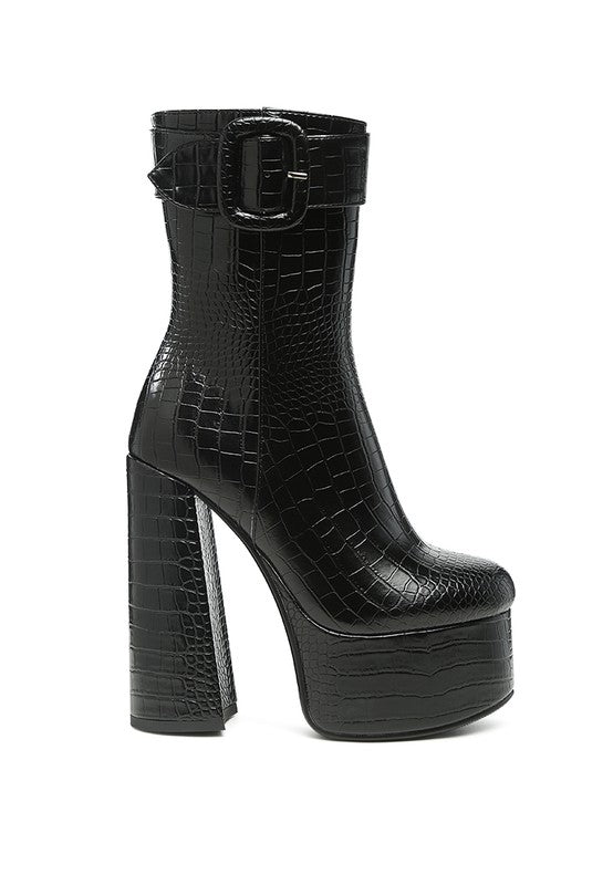 “MICHELLE” Platform Bootie