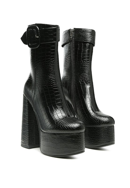 “MICHELLE” Platform Bootie