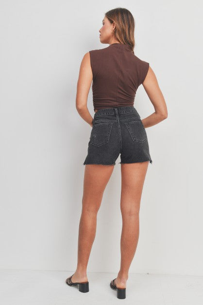 SUPER HIGH RISE JEAN SHORTS