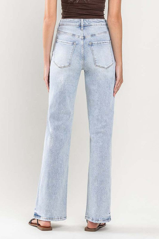 “CANDI” 90's Vintage Super High-Rise Flare Jeans