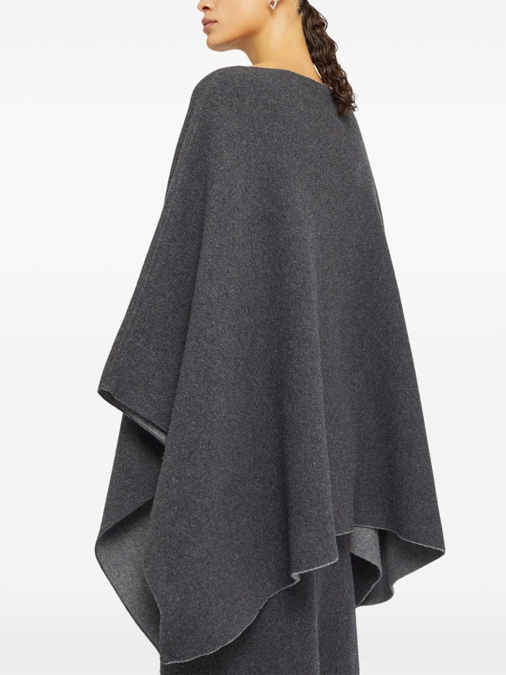 Jil Sander cashmere blend cape